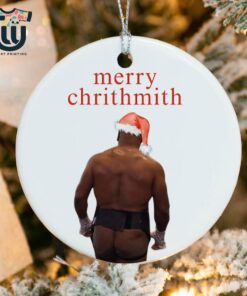 Funny Mike Tyson Christmas Ornament