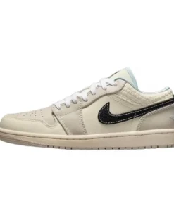 Jordan Air Jordan 1 Low Leather Comfortable and Versatile Low Top Retro Basketball Shoes for Women